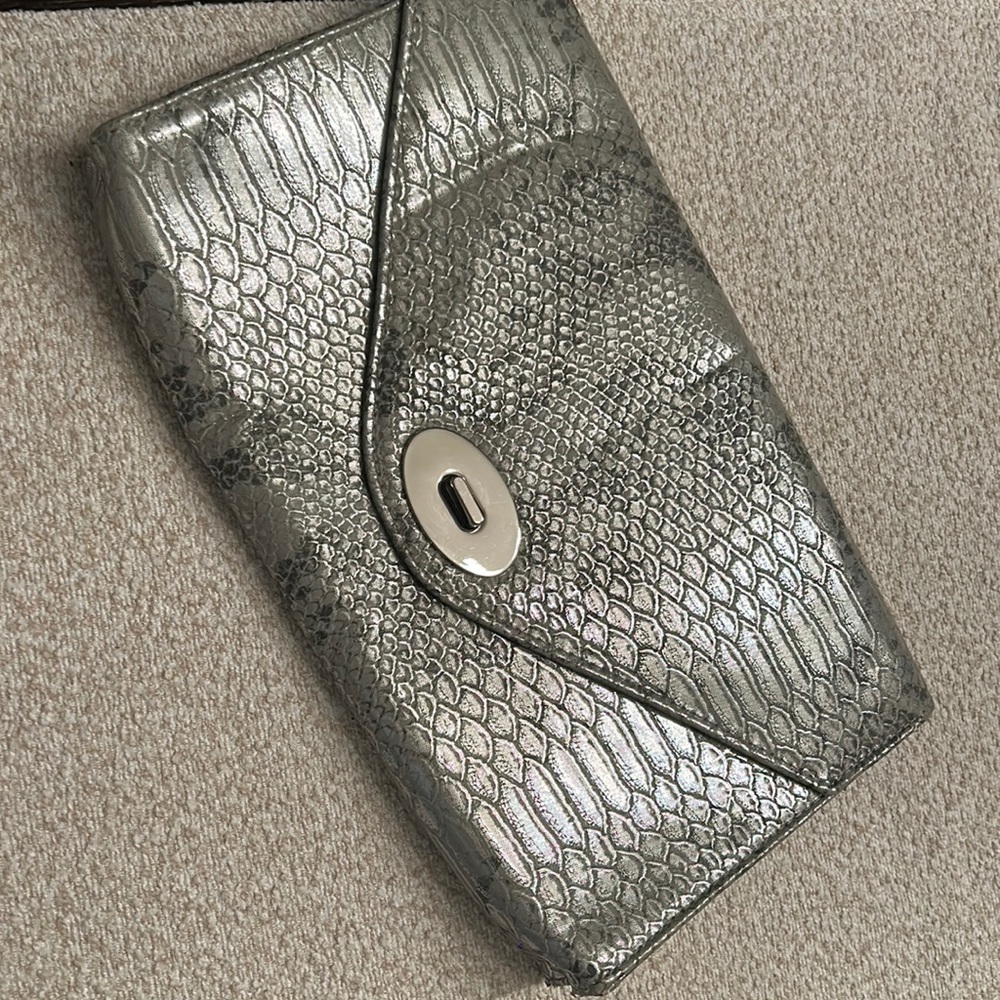 Snakeskin Clutch